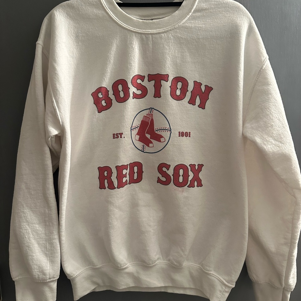 Boston Red Sox White Sweater